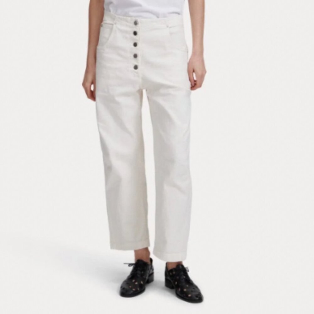 Elkin Pant - White Dirty Pomona